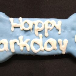 Large Happy Birthday in BLUE (1 Cookie)