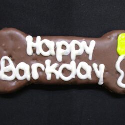 Large Happy Birthday Bones (1 Cookie)